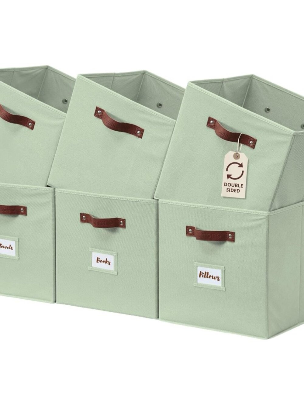 Storage Bins, Cube Storage Bin with Labels